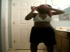 Thick Black Chick Records Herself Stripping